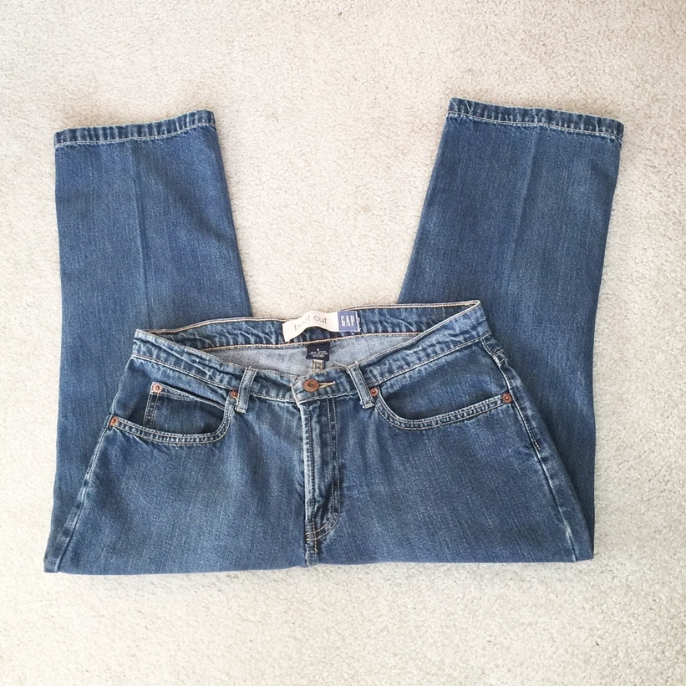 Gap Capri Jeans Pants Blue Denim Size 8